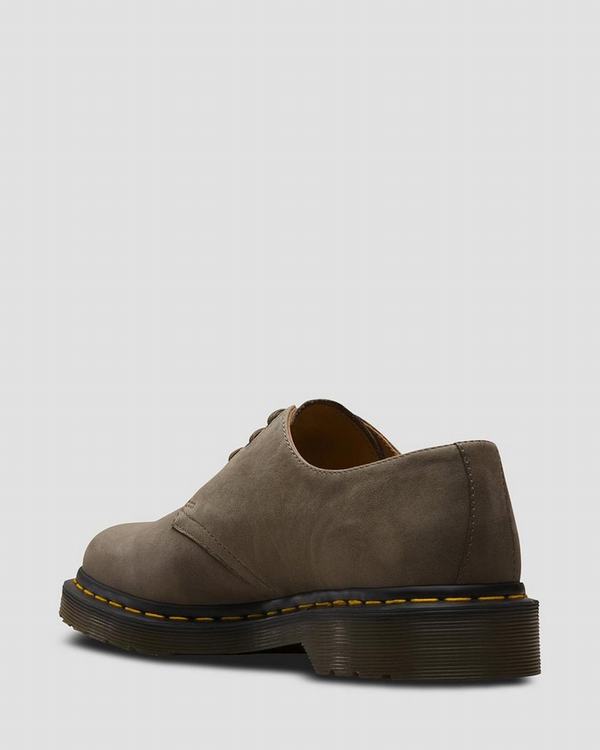 Dr Martens Dámské Polobotky 1461 Dusky Olivy Zelené, CZ-835024